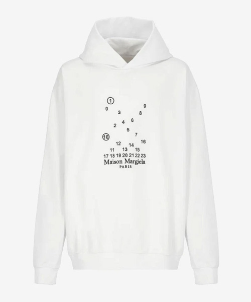 로고 후드 스웨트셔츠