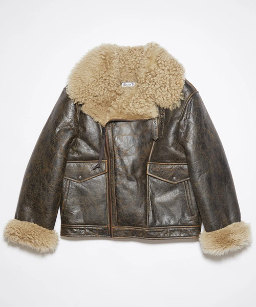 시어링 가죽 자켓