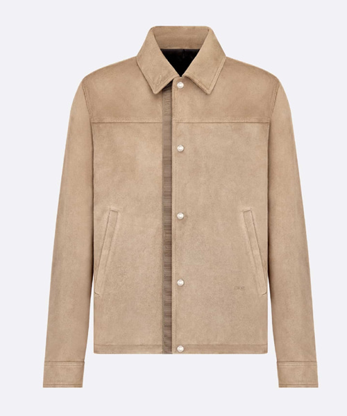 스웨이드 버튼 셔츠 자켓