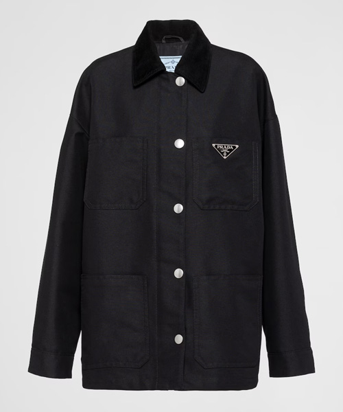 테크니컬 캔버스 블루종 자켓