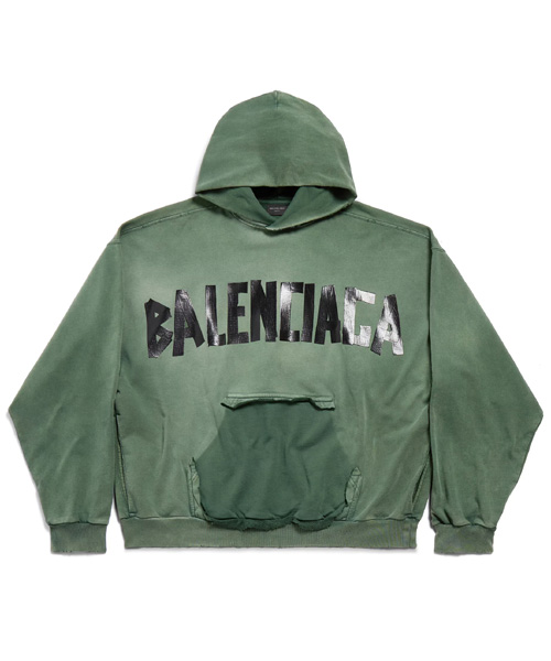 뉴 테이프 타입 라지 핏 립드 포켓 후디