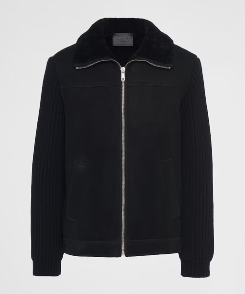 셔링 니트 자켓