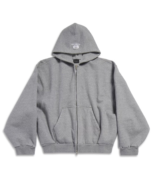 유니티 스포츠 아이콘 박시 라지 핏 집업 후디