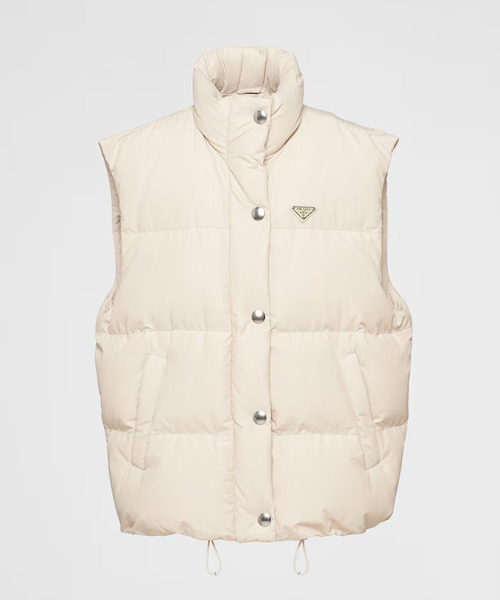 테크니컬 패브릭 다운 베스트 자켓