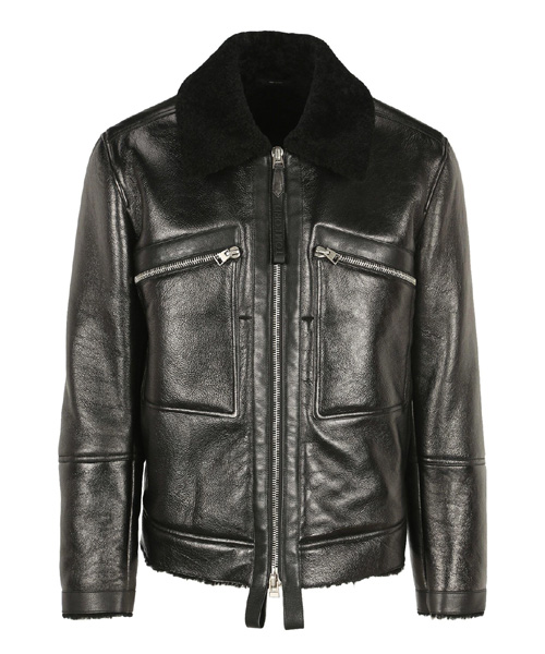 시어링 가죽 자켓