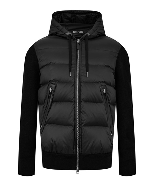 니트 푸퍼 자켓