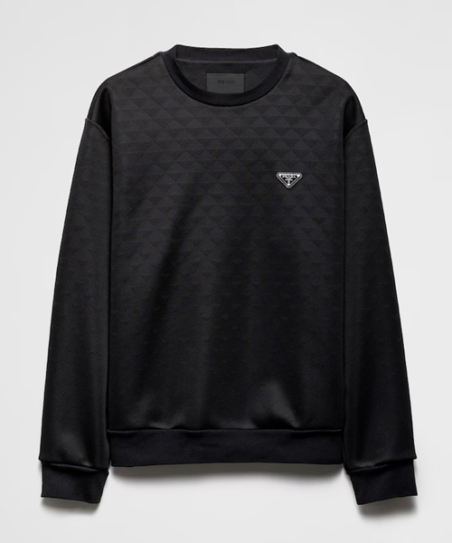 테크니컬 패브릭 스웨트셔츠