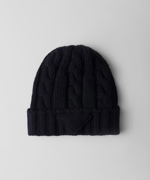 꽈배기 니트 캐시미어 비니