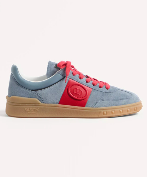 업빌리지 스플릿 가죽 나파 송아지 가죽 로우탑 스니커즈