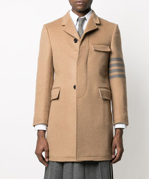 싱글 브레스티드 오버 코트