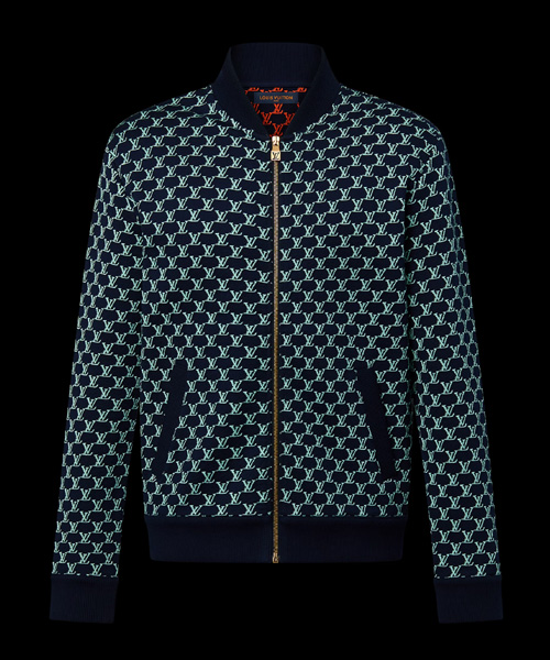 더블 페이스 코튼 저지 보머