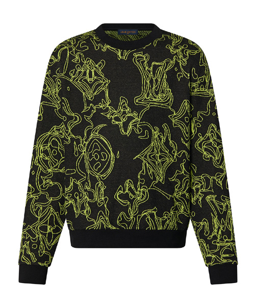 모노그램 코튼 크루넥