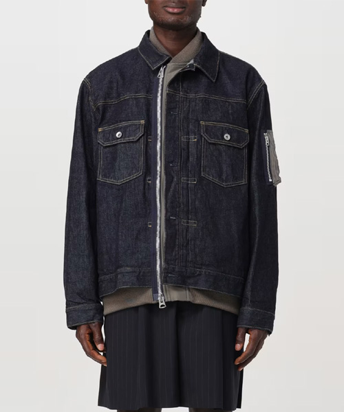 데님 MA-1 데님 자켓