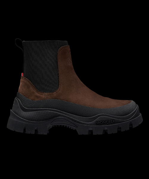 스웨이드 가죽 첼시 부츠