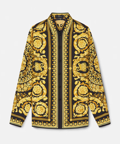 BAROCCO 실크 셔츠