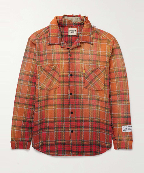 말리 플란넬 셔츠