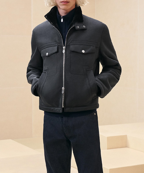 스트레이트 컷 재킷