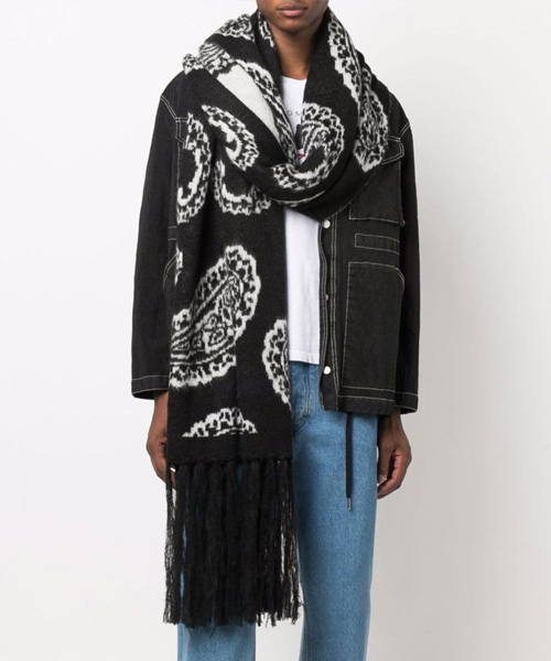 페이즐리 패턴 스카프