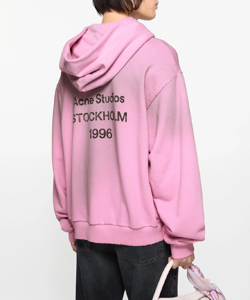 로고 후드 스웨터