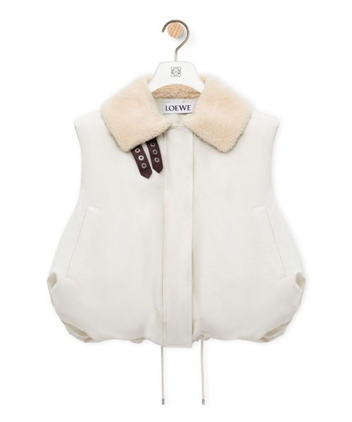 코튼 혼방 퍼퍼 베스트