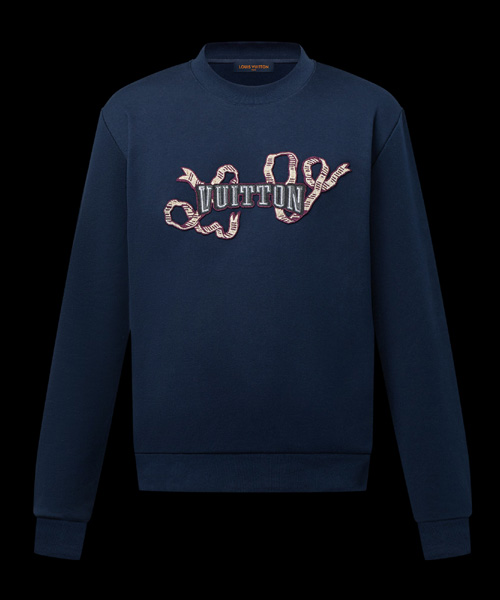 엠브로이더드 코튼 크루넥