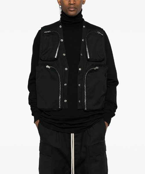 헤비 코튼 카고 베스트 자켓
