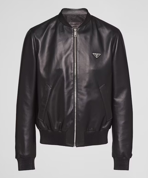 나파 가죽 바머 재킷