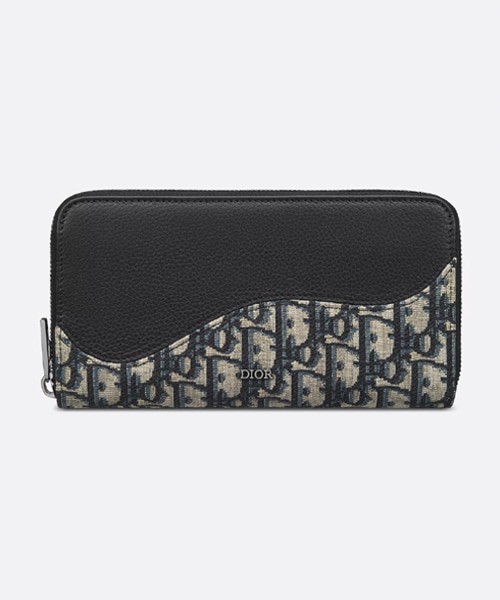 새들 지퍼 장지갑