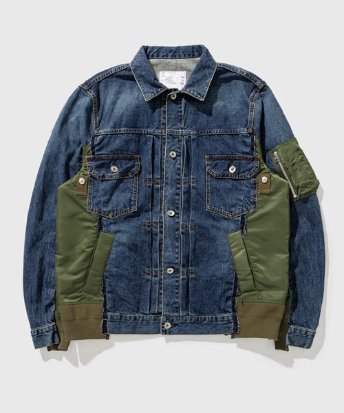 데님 MA-1 재킷