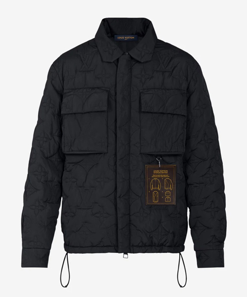 모노그램 라이트 패디드 블루종