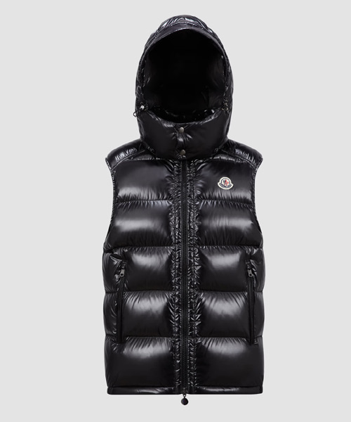 BORMES 후드 다운 베스트 패딩 자켓
