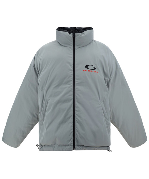 리버시블 로고 다운 자켓