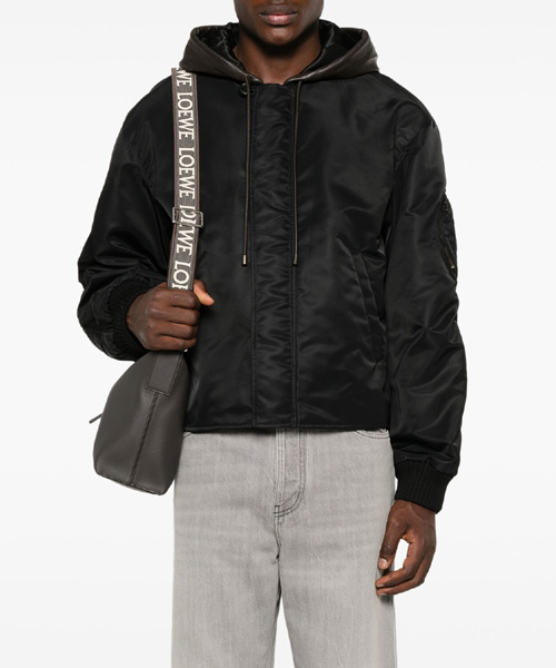 후드 봄버 재킷