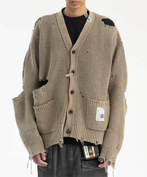 디스트레스드 가디건