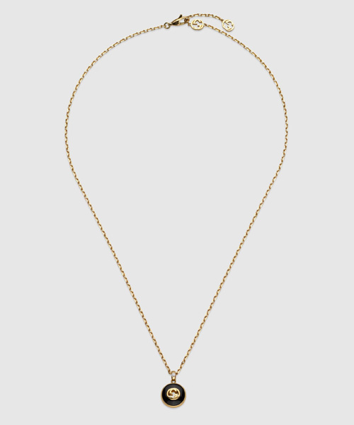 인터로킹 18K 체인 목걸이