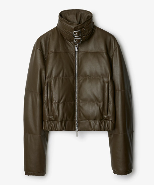 레더 퍼퍼 재킷