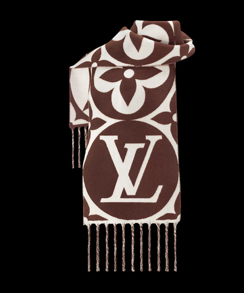 LV 메달리언 스카프