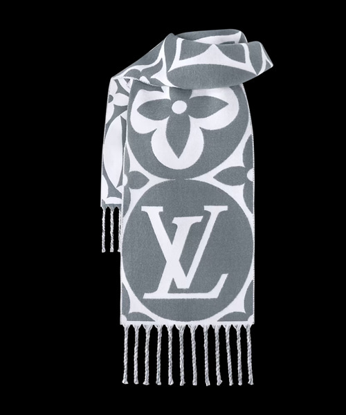 LV 메달리언 스카프