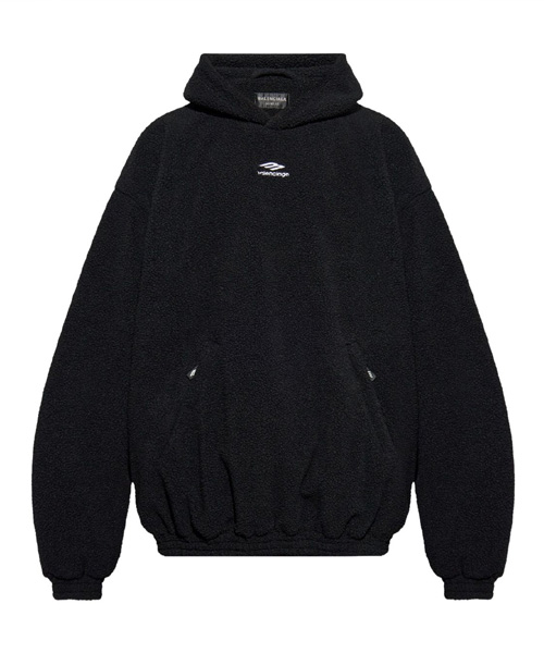 로고 엠브로이더드 후디