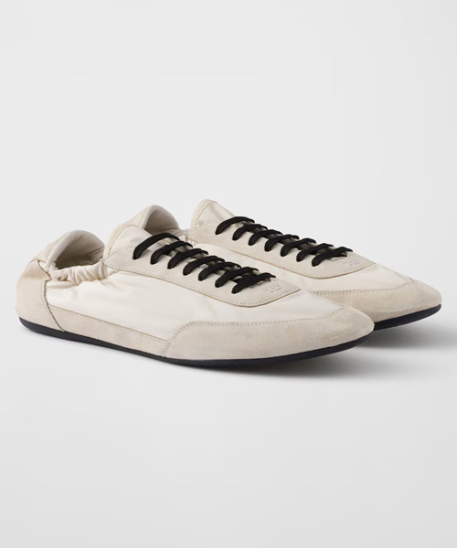 컬랩스 리나일론 스웨이드 엘라스틱 스니커즈