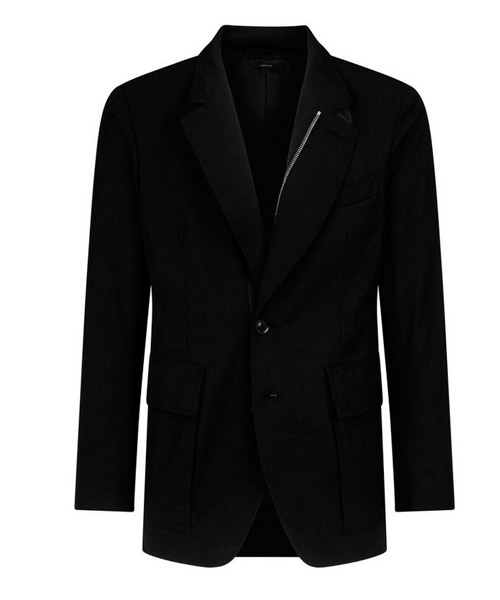 테크니컬 캔버스 블레이저 자켓