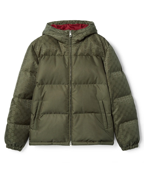 GG 나일론 캔버스 다운 자켓