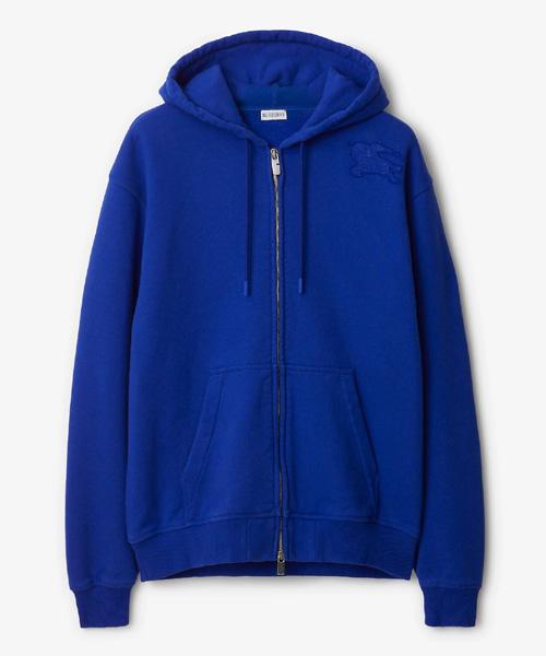 코튼 블렌드 지퍼 후디