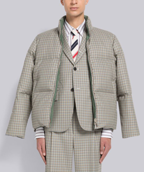 울 하운드투스 4-바 리버서블 퍼넬 넥 재킷