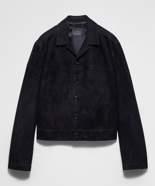 스웨이드 블루종 자켓