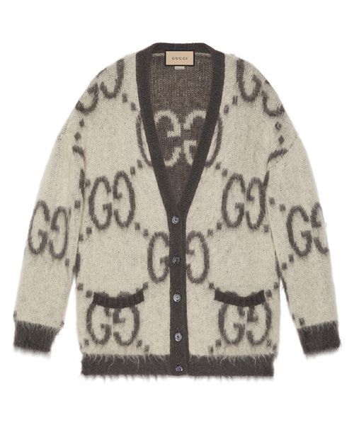 리버서블 GG 모헤어 가디건