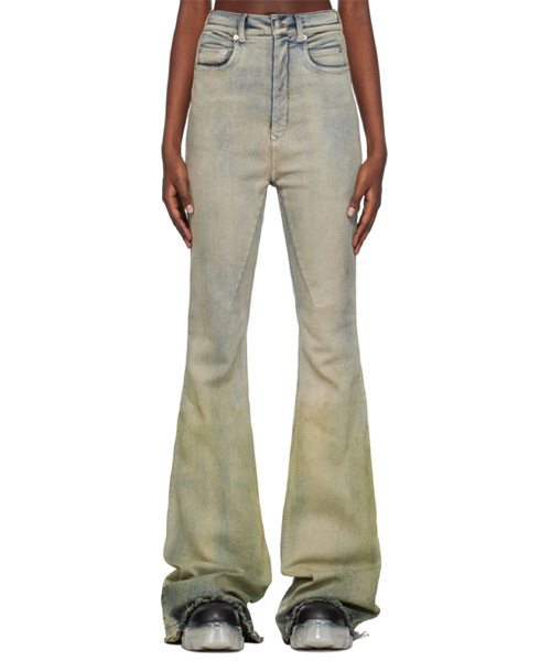 오프화이트 볼란 데님 팬츠