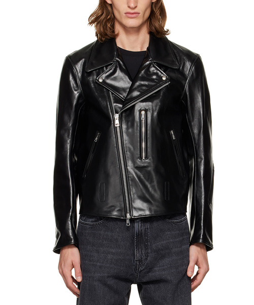 헬레이저 가죽 라이더 자켓