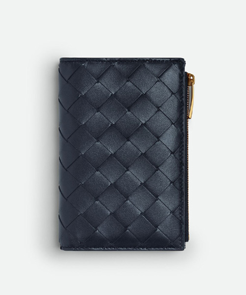 미디엄 인트레치아토 폴더형 지갑