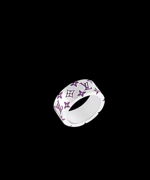 LV 모자이크 반지